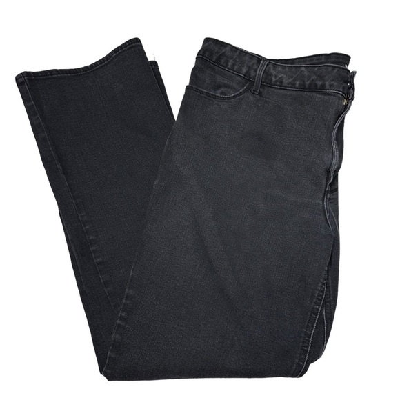 Old Navy Mid Rise Boot-Cut Plus Size Women’s Black Denim Jeans Size 22 - Picture 1 of 5